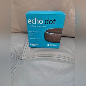 Amazon Echo Dot (3rd Generation) in Blue Packaging